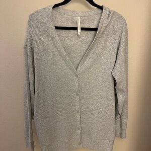 Aritzia The Group by Babaton Thermal Button Up Longsleeve sweater cardigan